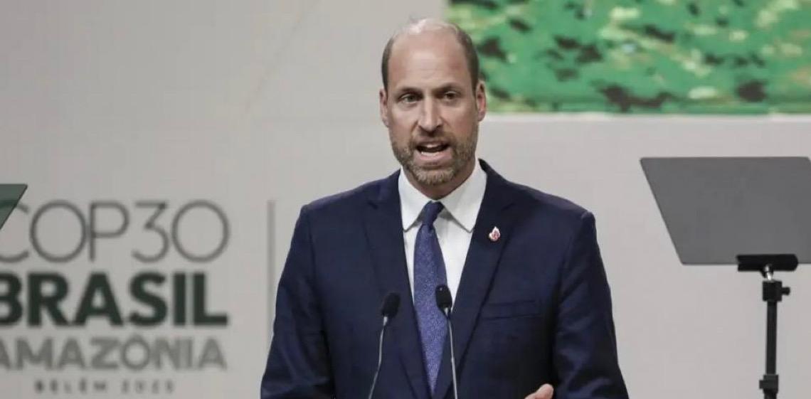 Príncipe William, herdeiro do trono do Reino Unido, elogia iniciativa do Brasil para florestas tropicais
