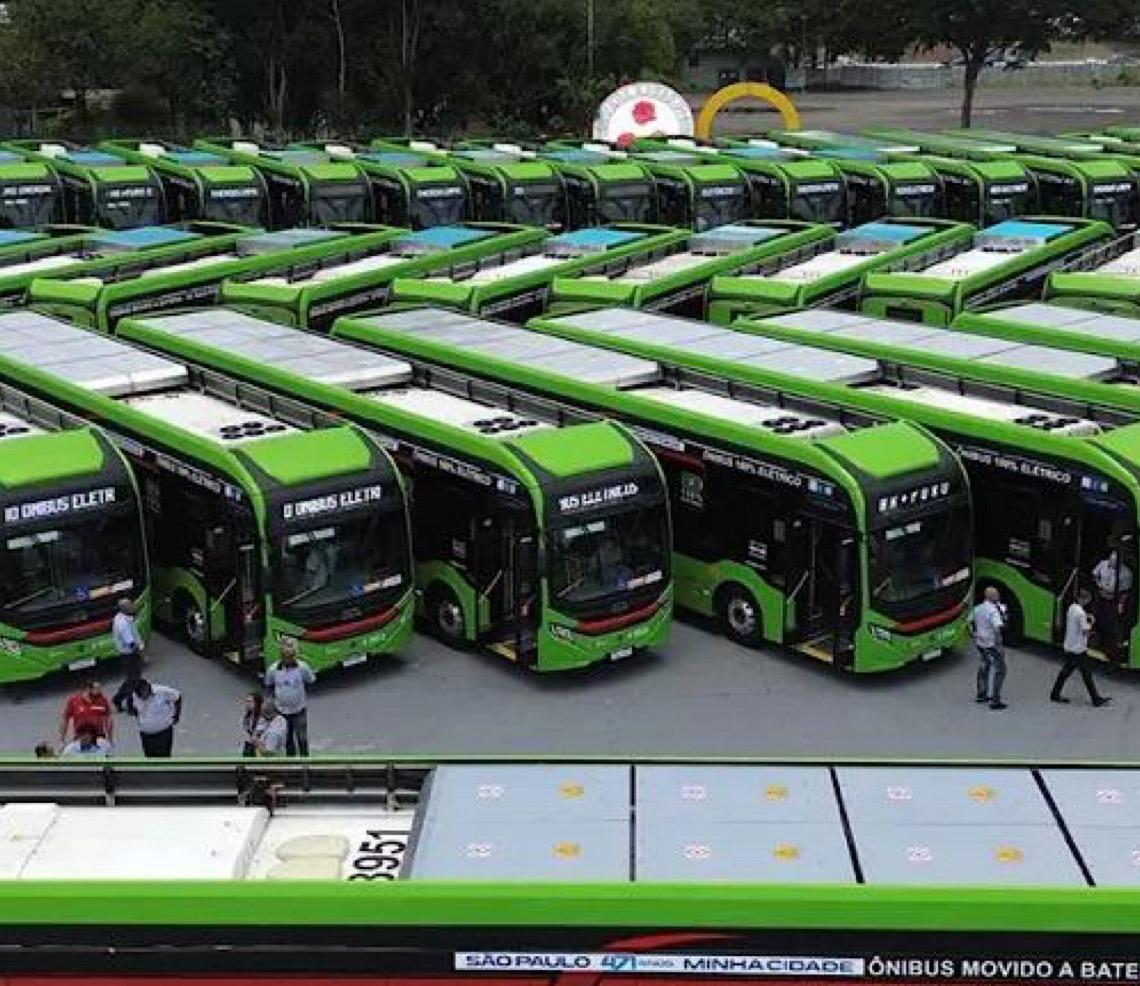 Fundo internacional de R$ 500 milhões quer acelerar troca de ônibus a diesel por elétricos no Brasil