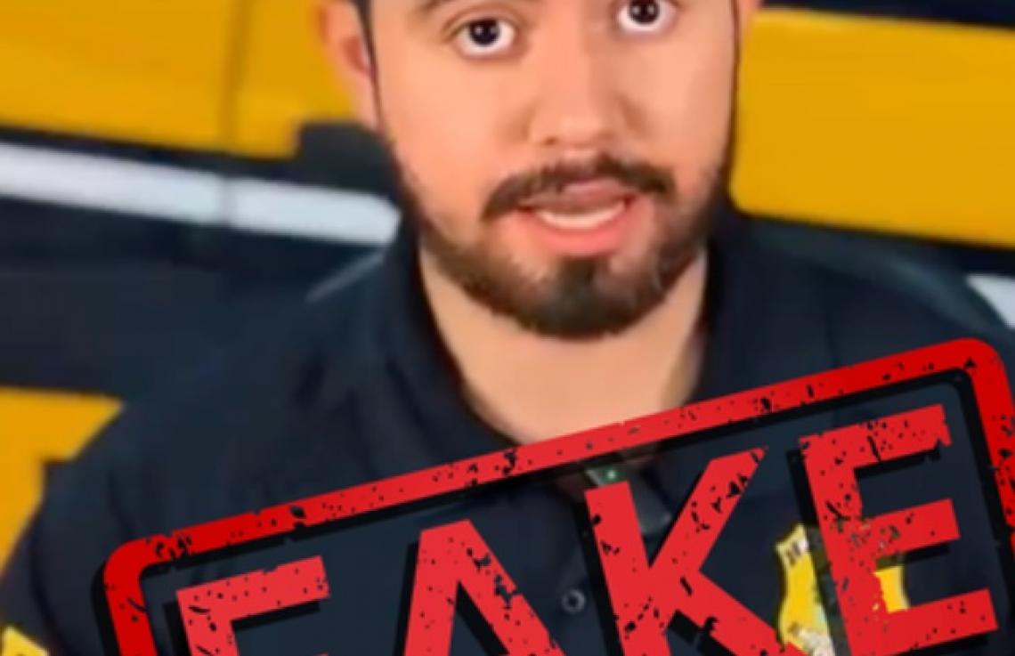 PRF alerta: vídeo de policial rodoviário federal anunciando CNH é fraude