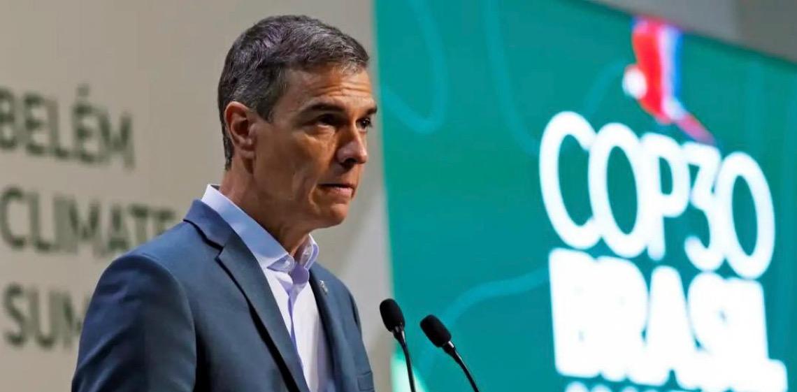 Presidente espanhol diz que liderança do Brasil na COP30 é inspiradora
