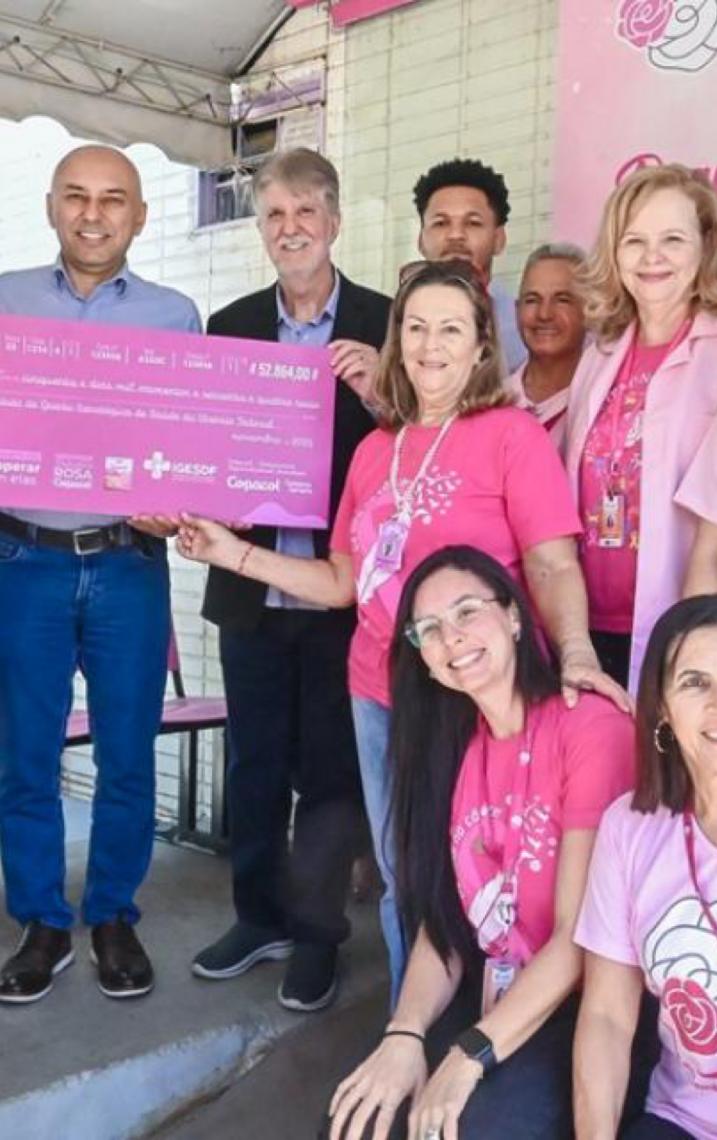 Rede Feminina de Combate ao Câncer recebe doação de mais de R$ 50 mil