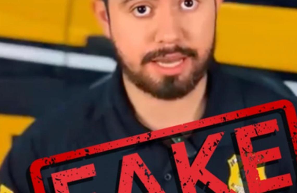 PRF alerta: Vídeo de policial rodoviário federal anunciando CNH é fraude