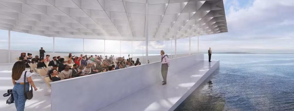 Itália traz praça flutuante para COP30 e doará obra para Belém