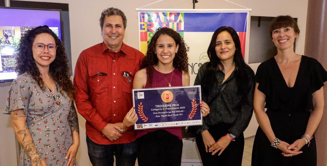 Escola do Lago Norte é bronze em concurso da embaixada da França