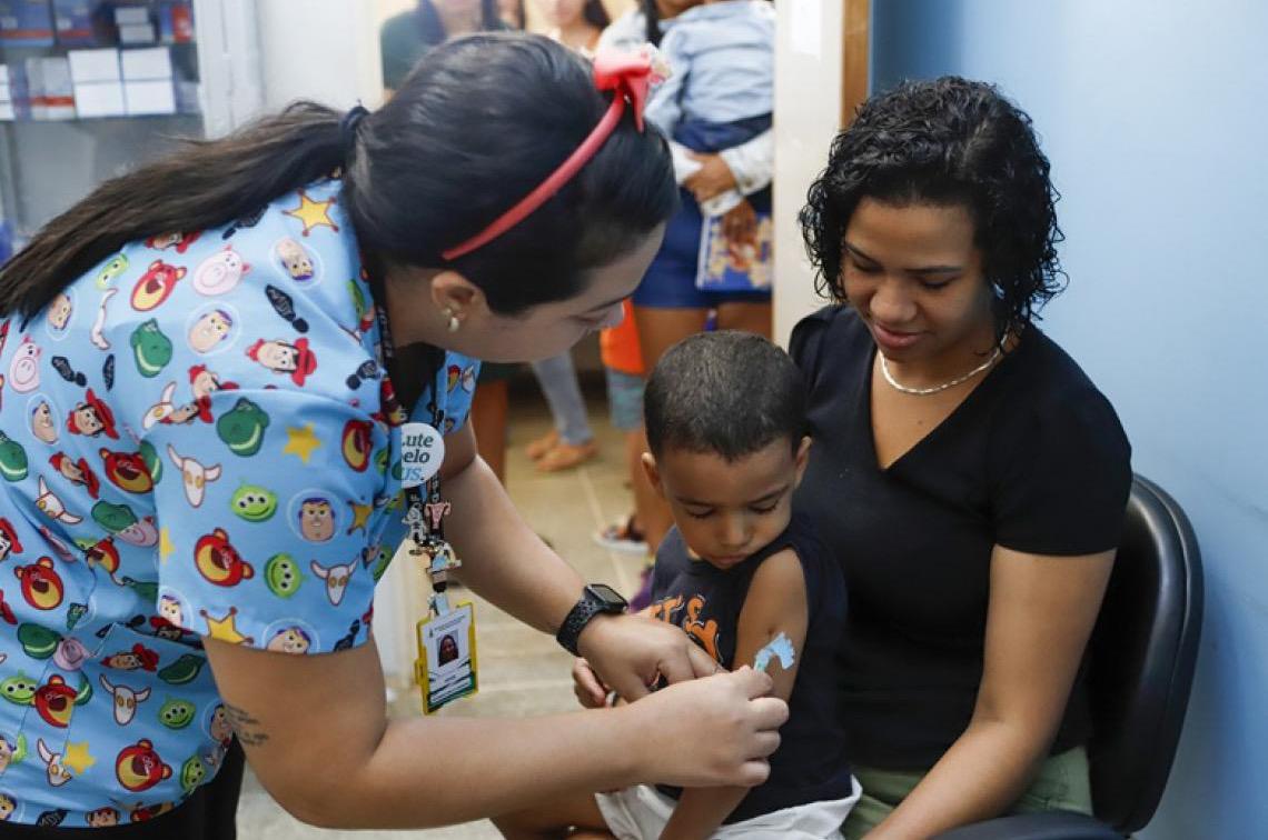 DF alerta para baixa cobertura vacinal de tríplice viral, poliomielite, influenza e Covid