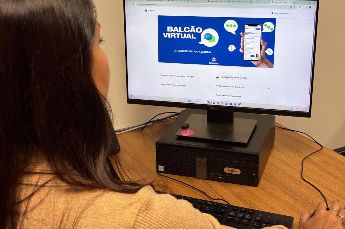 Detran do Distrito Federal lança Balcão Virtual para atendimento ao cidadão