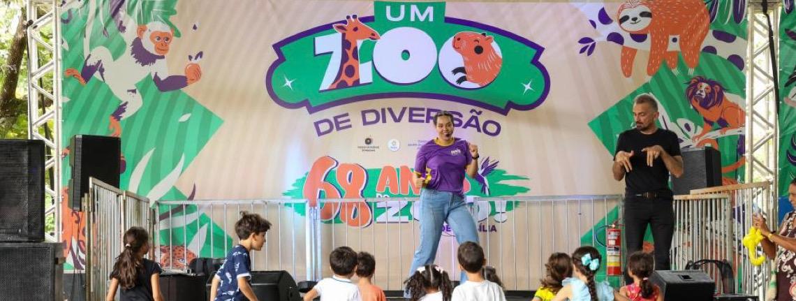 Programação de férias do Zoológico de Brasília une esporte, lazer e educação ambiental