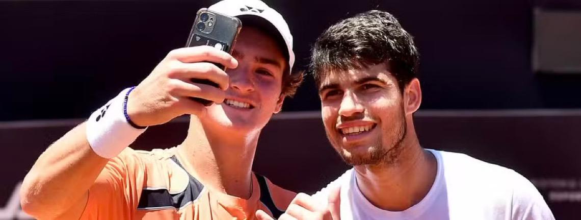 João Fonseca e Carlos Alcaraz voltam a se enfrentar em dezembro de 2026, no Allianz Parque