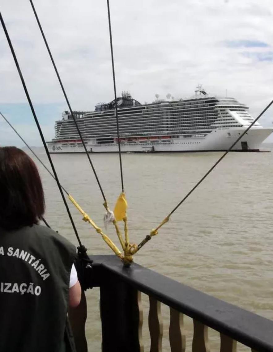 Temporada de cruzeiros no litoral paulista alerta para reintrodução do sarampo