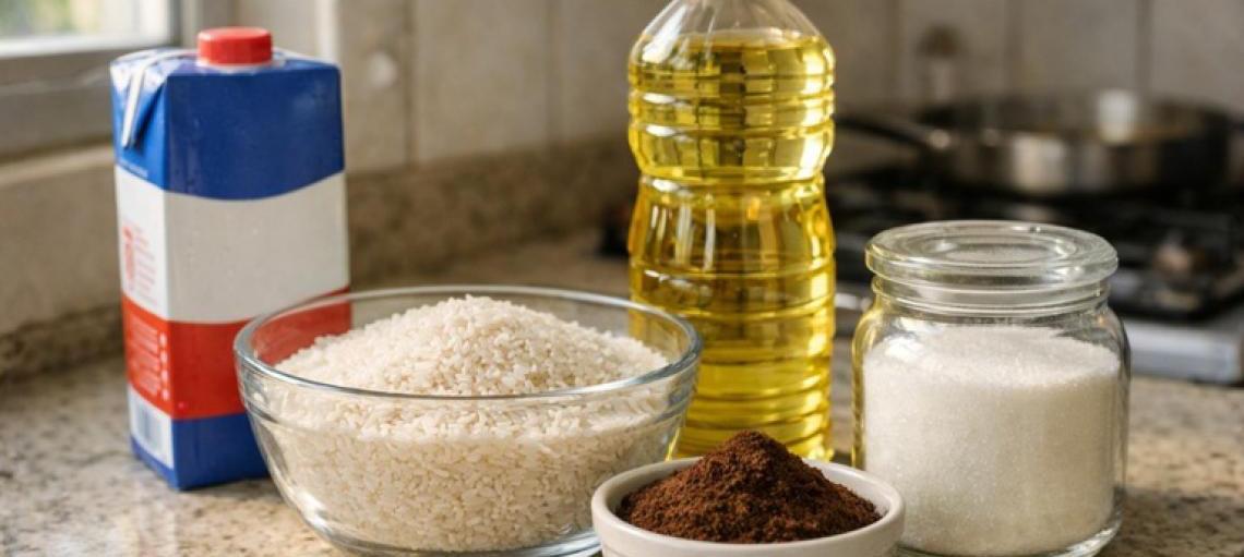 Leite, arroz, açúcar, café e óleo puxam queda do preço da cesta básica de alimentos em dezembro