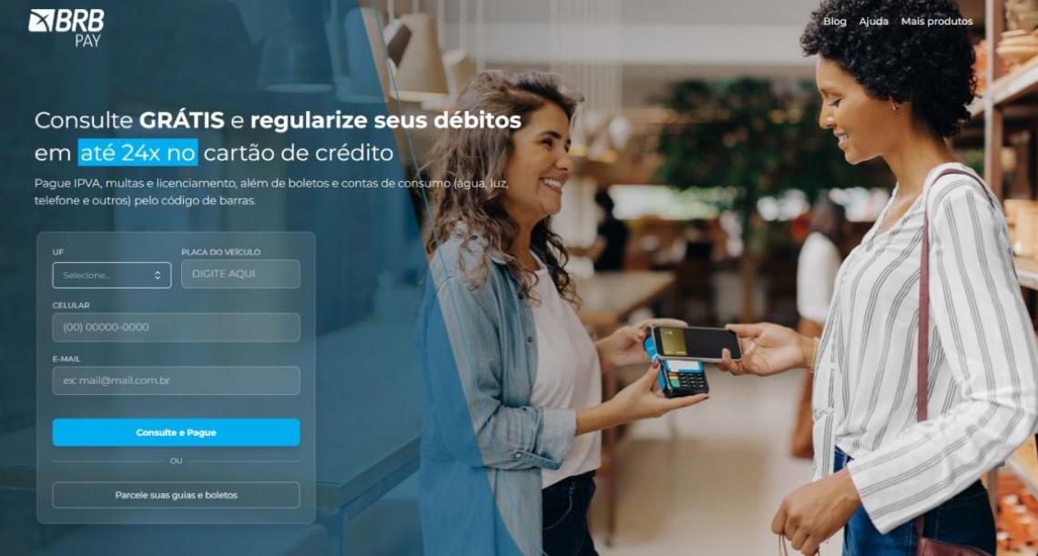 Banco de Brasilia-BRB lança portal para parcelamento de débitos, tributos e contas