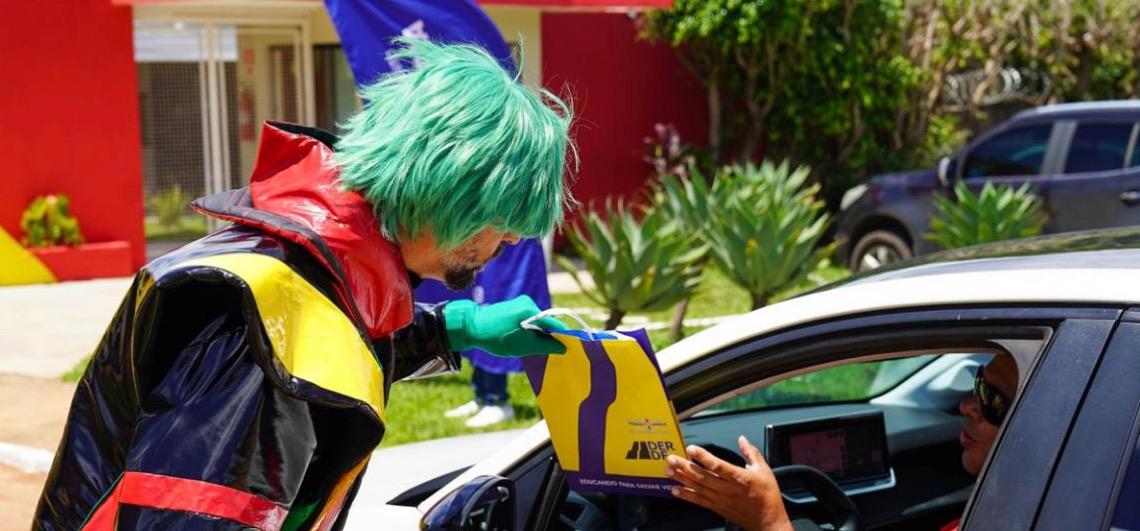 DER-DF inicia ações educativas da Campanha Volta às Aulas 2026