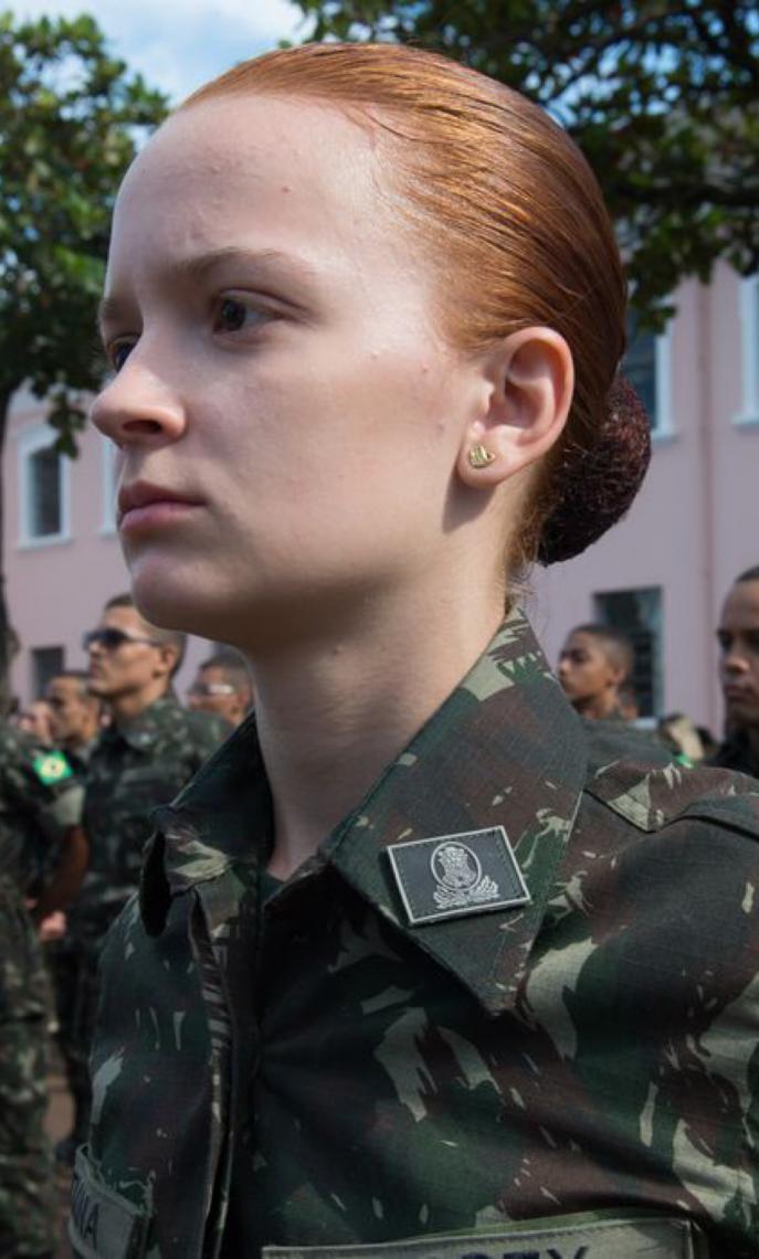 Exército brasileiro inicia no Rio de Janeiro incorporação da 1ª turma de mulheres recrutas 