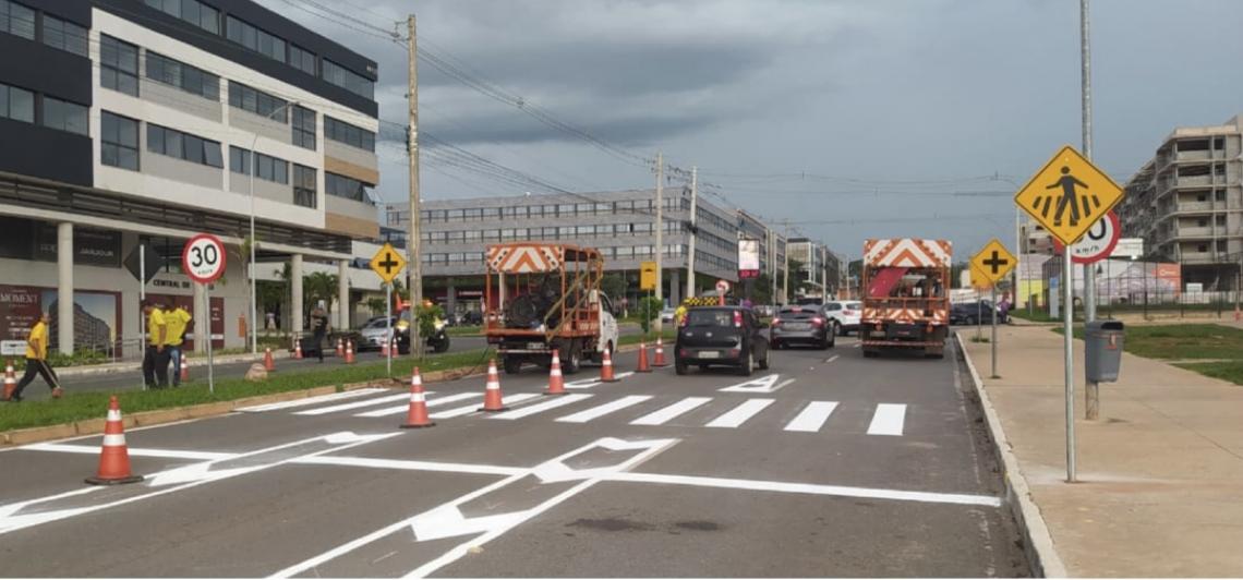 Engenharia de trânsito melhoram segurança viária no DF em 2025