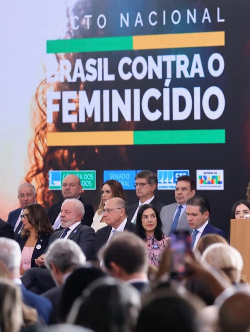 Governo federal, o Congresso Nacional e o Poder Judiciário lançam Pacto Nacional - Brasil para enfrentamento ao feminicídio
