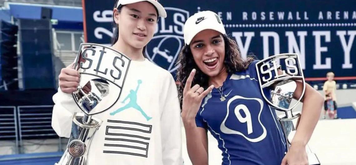 Maraenhense Rayssa Leal vence primeira etapa do circuito mundial de skate