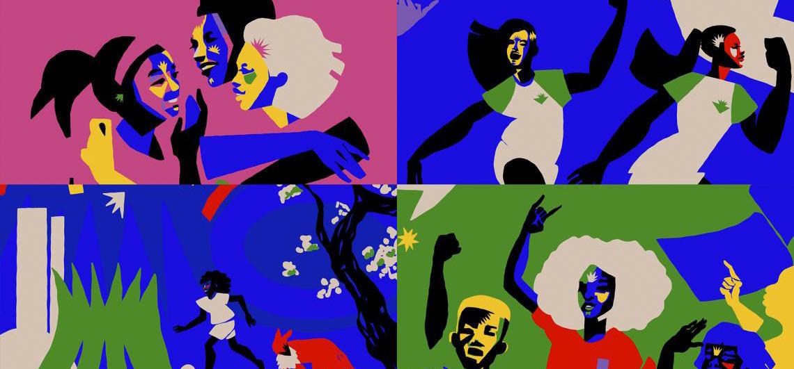 A 500 dias da Copa do Mundo Feminina da FIFA 2027™, conheça a arte que representa Brasília como cidade-sede