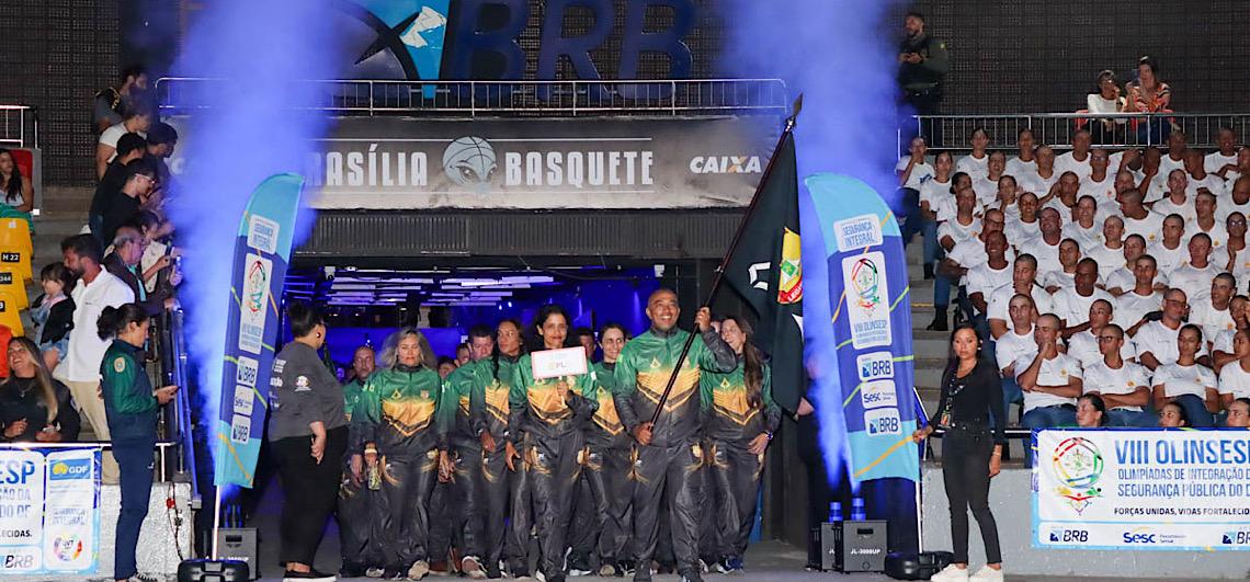 Policiais legislativos representam a CLDF nas Olimpíadas da Segurança Pública do DF