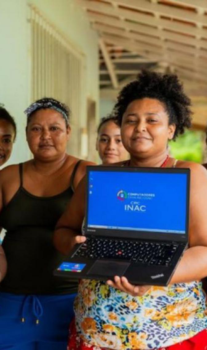 Parceria firma inclusão digital de mulheres em áreas indígenas, quilombolas e rurais