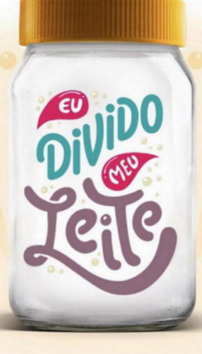 Faça a sua doação e diga com muito orgulho: Eu divido meu leite!