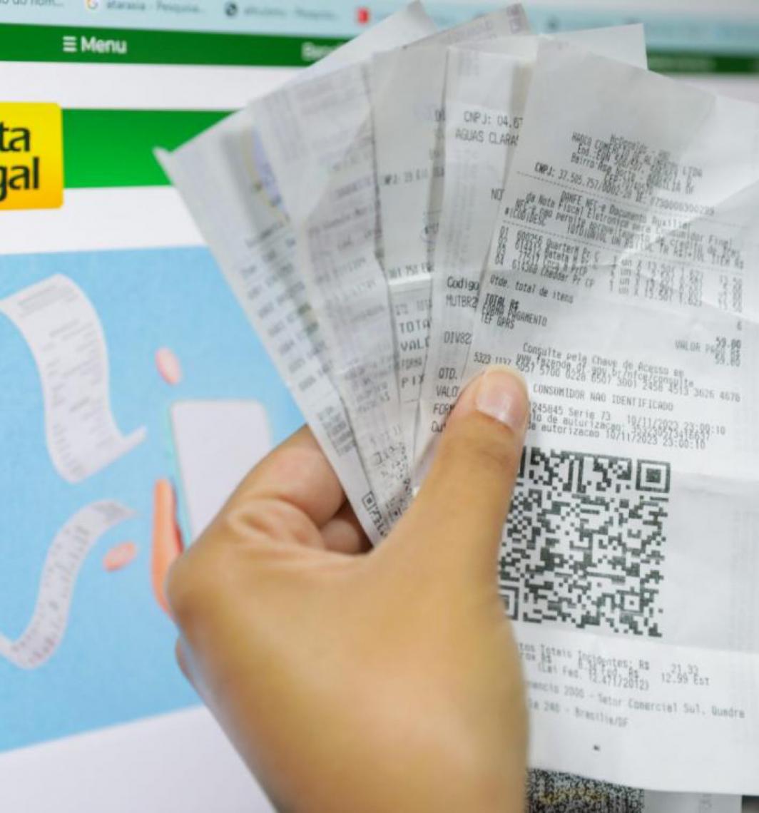 Nota Legal no Distrito Federal habilita 1.648.250 contribuintes para o sorteio do dia 20 de maio