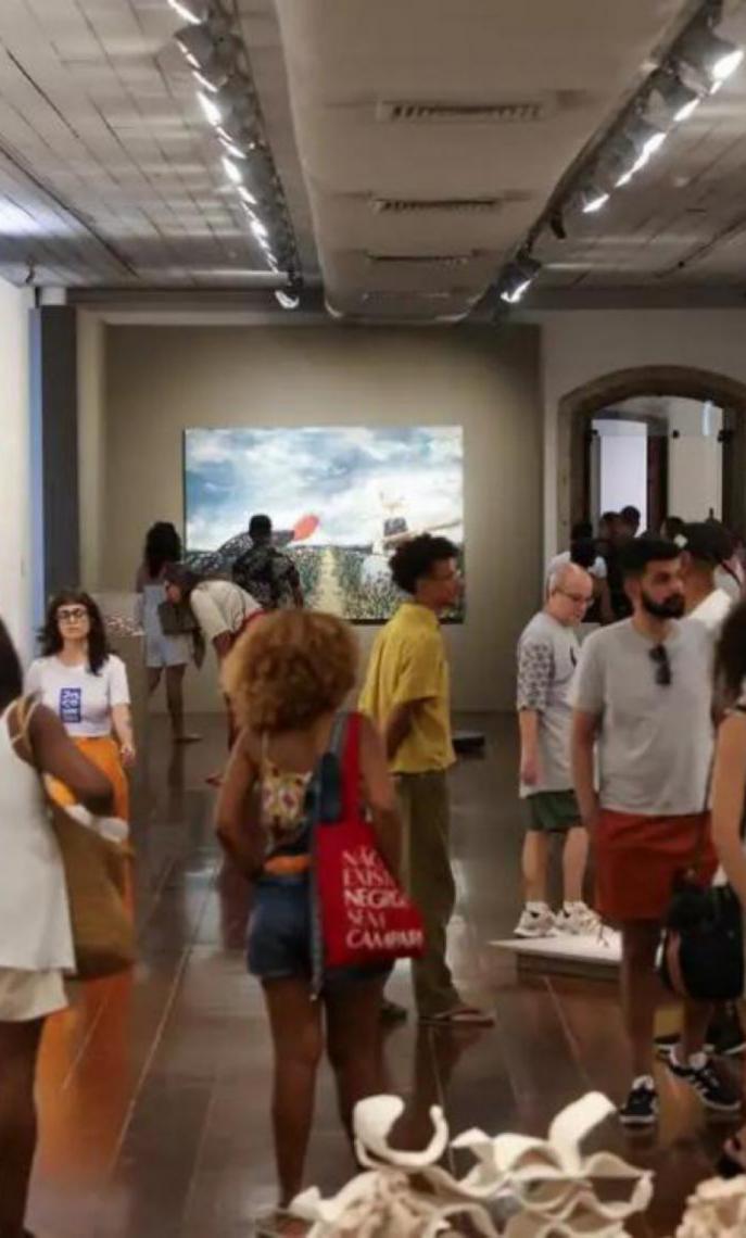 Na Praça XV, região do Centro do Rio: Palácio sede do Império recebe exposição de mais de 100 artistas