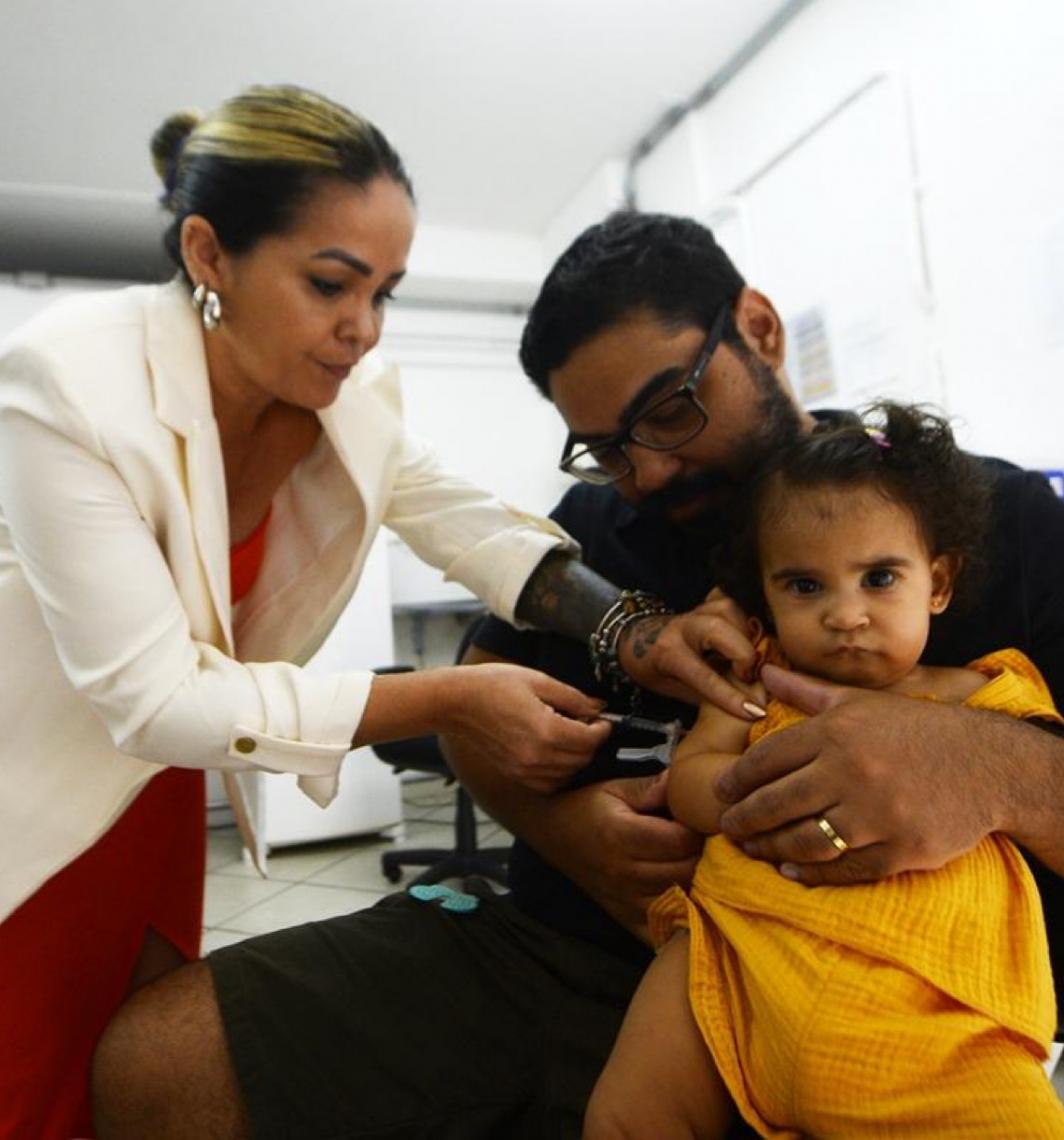 Vacinação contra febre amarela em crianças está abaixo da meta no Distrito Federal