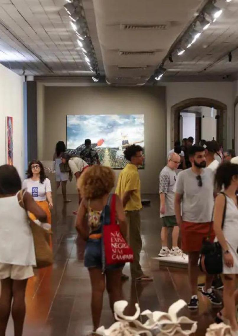 Na Praça XV, região do Centro do Rio: Palácio sede do Império recebe exposição de mais de 100 artistas