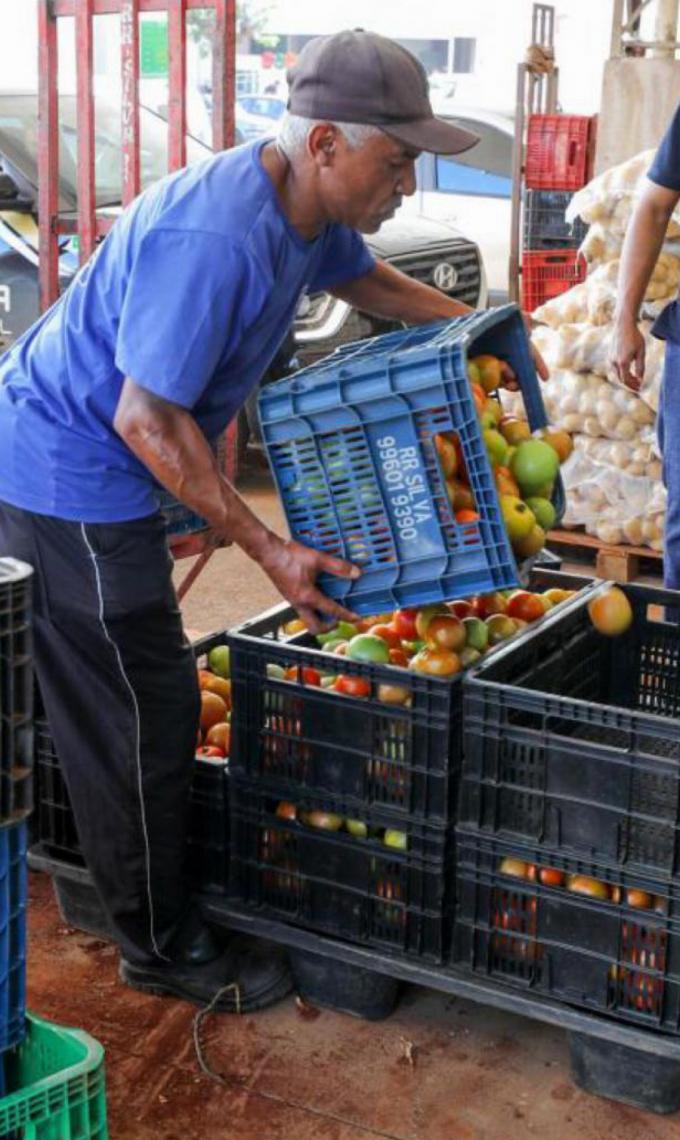 Programa Desperdício Zero da Ceasa-DF destina 96,2 mil kg de alimentos a 57 entidades