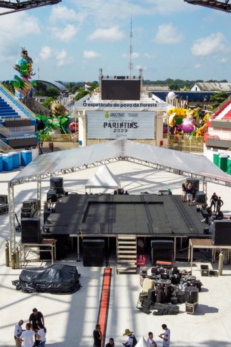 Palco do festival de Parintins, Bumbódromo terá capacidade para 25 mil pessoas após reforma