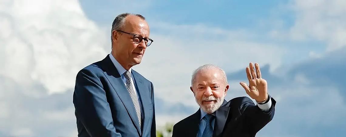 Na Alemanha, Lula critica 'narrativas falsas' sobre agronegócio brasileiro