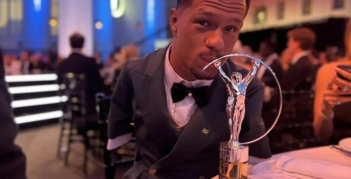 Nadador mineiro Gabriel Araújo conquista Laureus, maior premiação do esporte mundial 