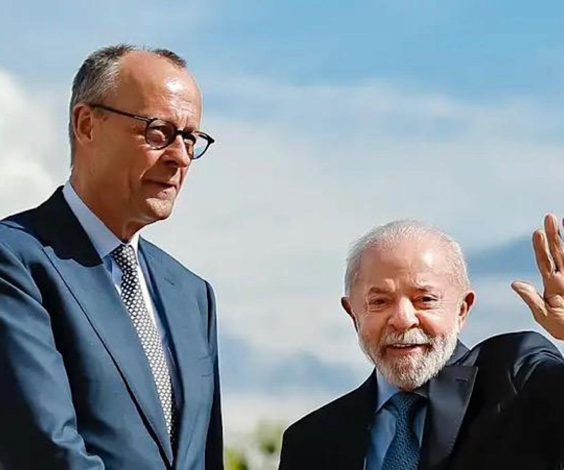 Na Alemanha, Lula critica 'narrativas falsas' sobre agronegócio brasileiro