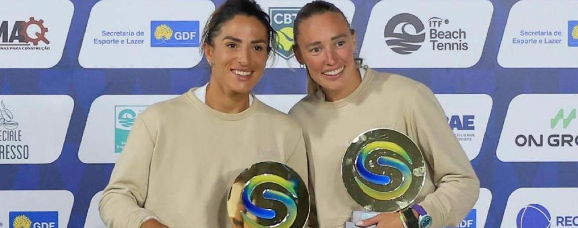 Gianotti e Spoto conquistam título do ITF Sand Series Brasília Classic; italianas levam taça inédita no feminino