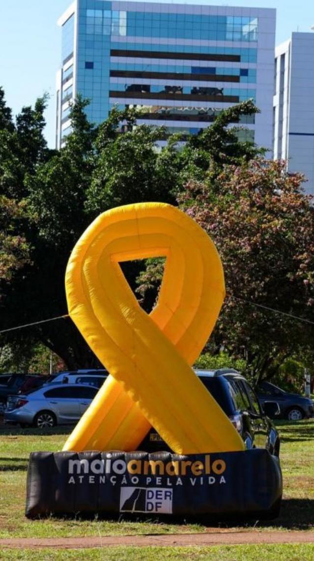 Maio Amarelo: Campanha reforça atividades para salvar vidas no Distrito Federal