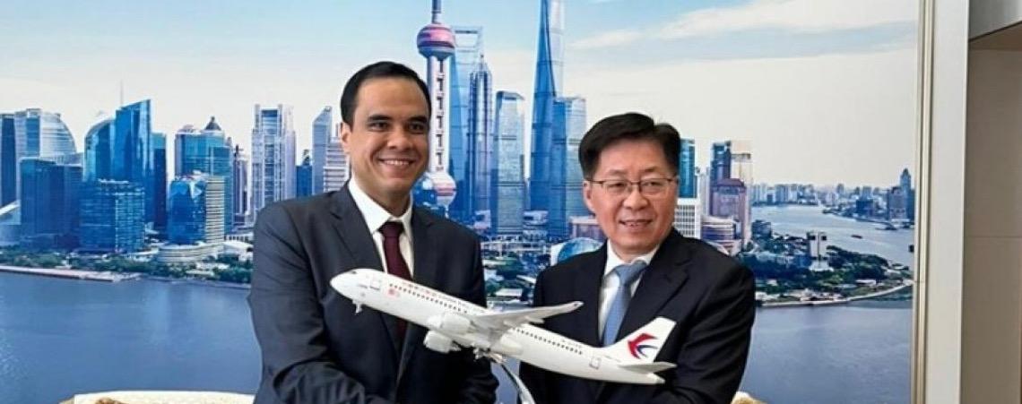 Ministro do Turismo do Brasil negocia com a China Eastern abertura de novas rotas entre os dois países