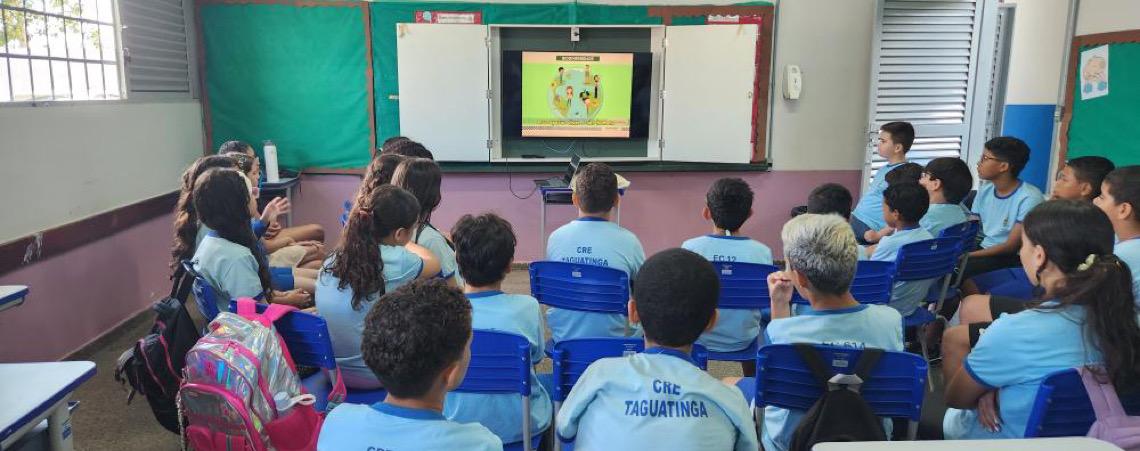 Programa Lobo-Guará desperta consciência ambiental em estudantes de Taguatinga, no DF