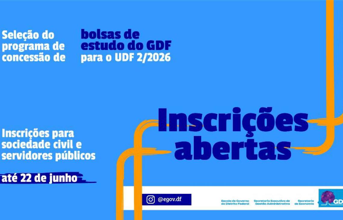 Programa de bolsas de estudo do Centro Universitário do Distrito Federal-UDF abre inscrições