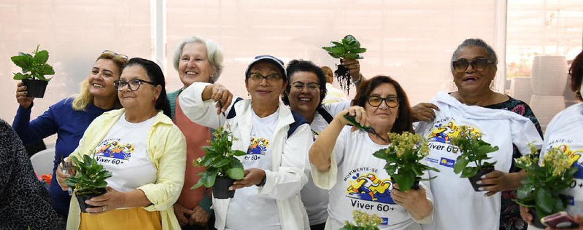 Inauguração de novo polo do Viver 60+ no Lago Sul, no DF marca início do Junho Violeta