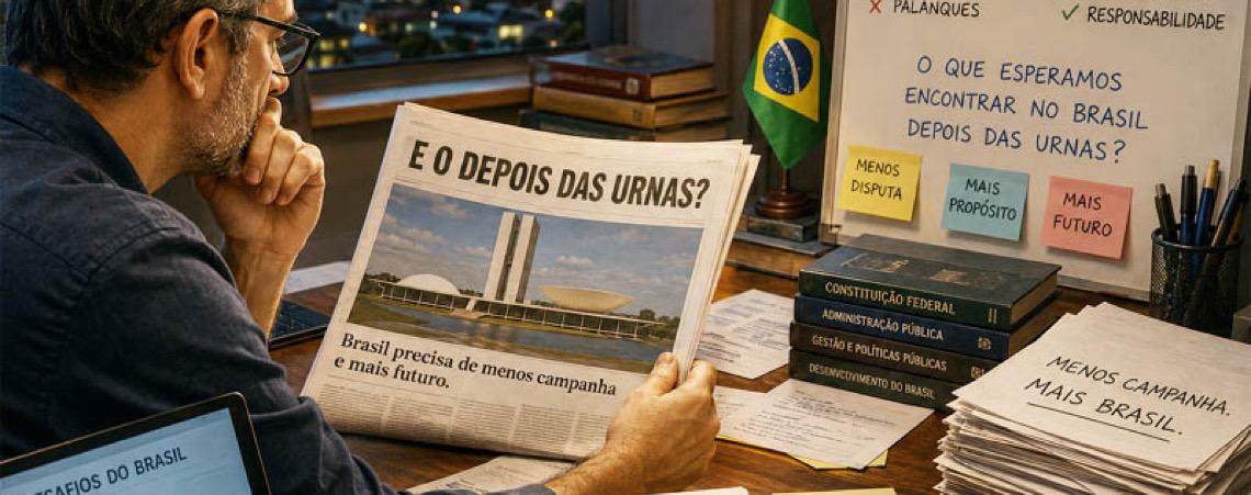 A opinião pessoal do colunista João Zisman sobre política nacional: E o depois das urnas?