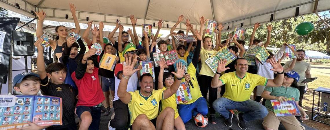 Troca Campeã reúne famílias e colecionadores em manhã de diversão no Parque da Cidade