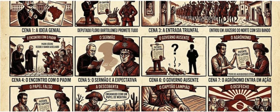 O dia em que o Brasil nomeou Lampião com um papel de mentira