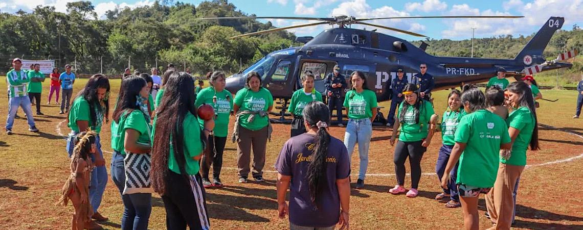 Terra indígena no Paraná lança duas toneladas de sementes de juçara na 4ª Jornada da Natureza