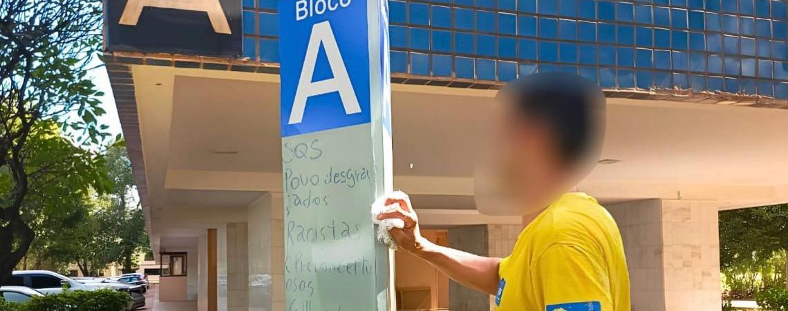 Plano Piloto, no Distrito Federal intensifica recuperação de placas e reforça combate à pichação