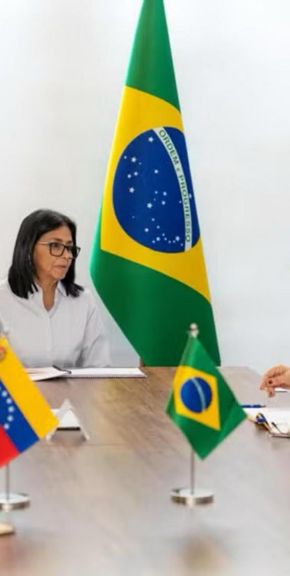 Múcio se reúne com Delcy na Venezuela, Brasil promete ajudar na reconstrução