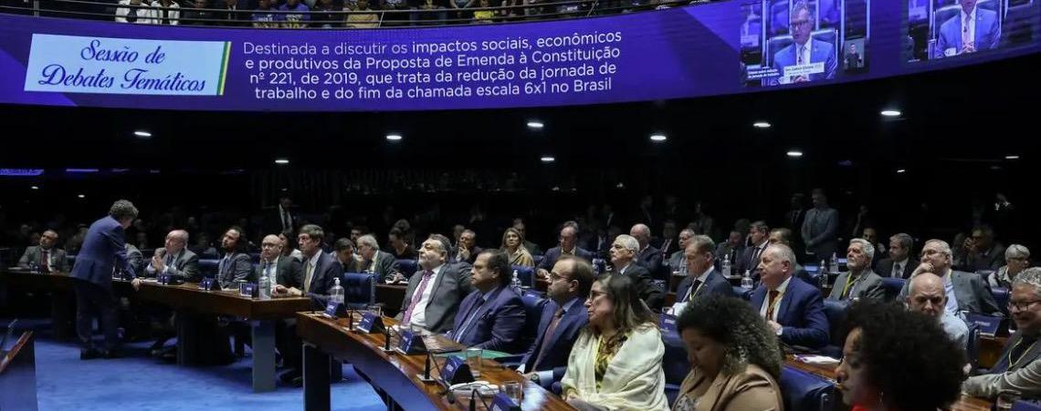 Empresários atacam PEC 6x1 no Senado; sindicatos e governo defendem