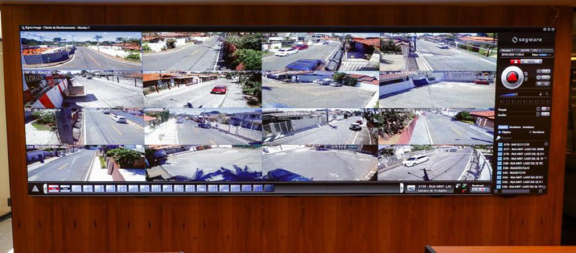 Veja como integrar câmeras particulares ao sistema de monitoramento DF 360 de segurança pública