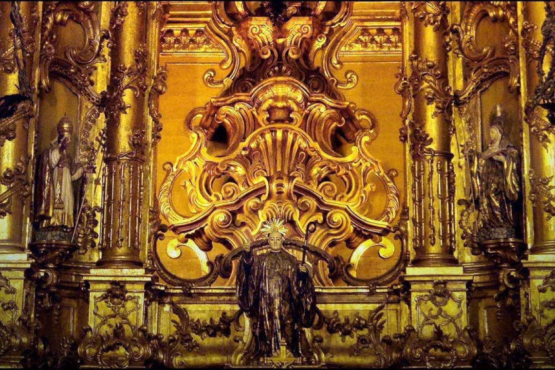 Pintura do século 18 é descoberta no Mosteiro de São Bento, Olinda, no estado de Pernambuco