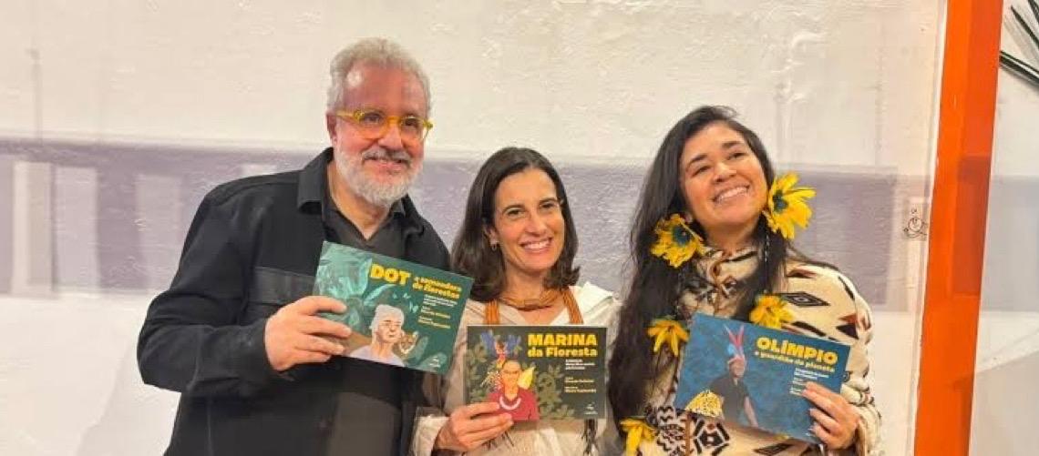 Coleção de livros infantis conta histórias reais de quem defende a amazônia