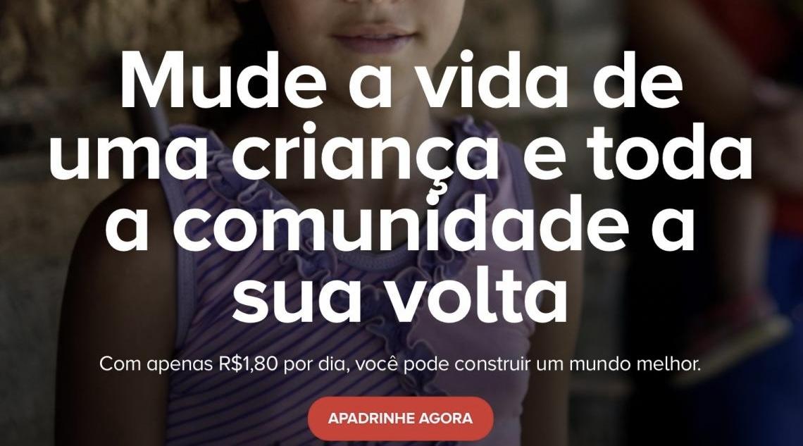 Você pode construir um mundo melhor. Apadrinhe pela ActionAid